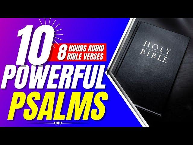 Psalm 1, 2, 3, 4, 5, 6, 7, 8 ,9 10 Powerful Psalms (Bible verses for sleep with God's Word ON!)