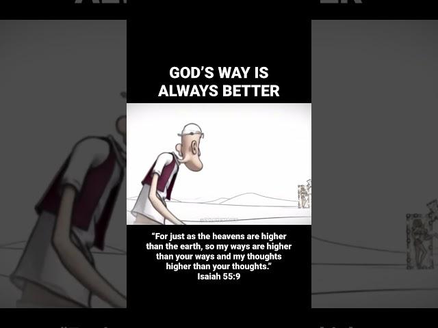 God’s Way Is Always Better  #shorts #youtube #jesus #God #faith #bible #bibleverse #fypシ