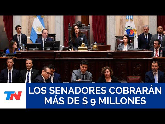 SUBA DE SUELDOS I Luego de un aumento automático los senadores cobrarán más de $ 9 millones