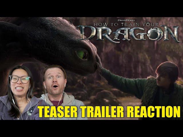 How To Train Your Dragon (Live-Action) Teaser Trailer | Reaction & Review | Dreamworks Animation