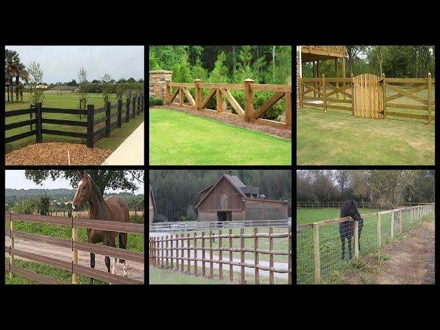 29+ Amazing Horse Fence Design Ideas for easy Maintenance.