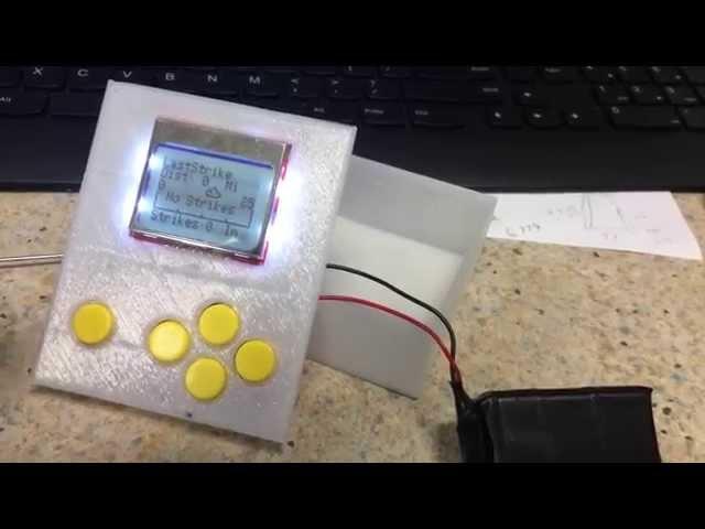 Instructables - Arduino Lightning Detector Demo 2