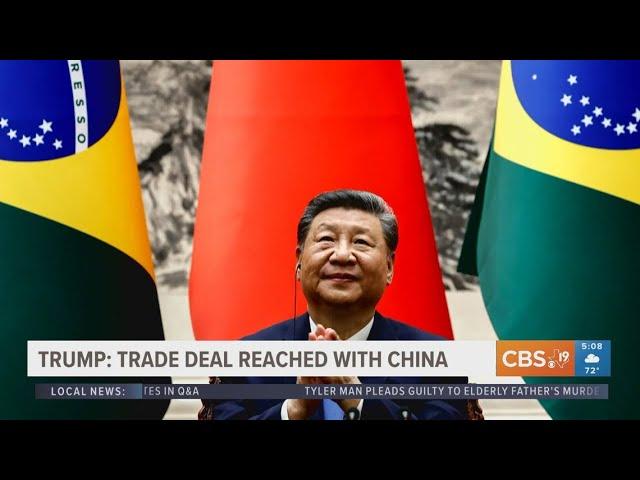 Donald Trump says trade deal reached with China