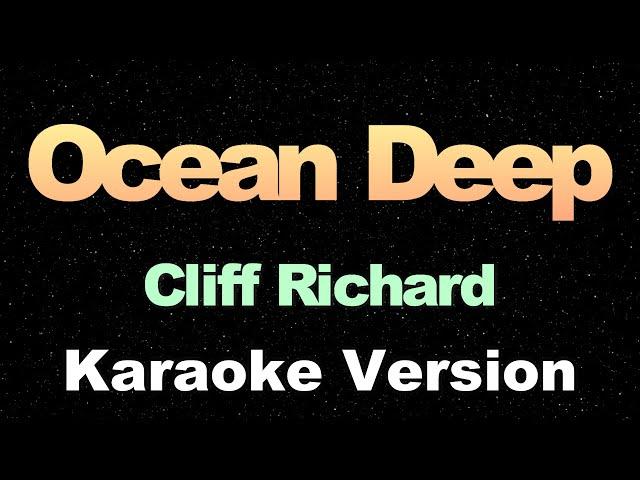 Ocean Deep - Cliff Richard (Karaoke Version)