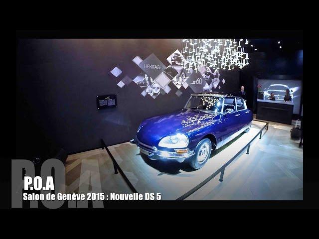 Nouvelle DS 5 2015 (restylée) - Salon de Genève 2015