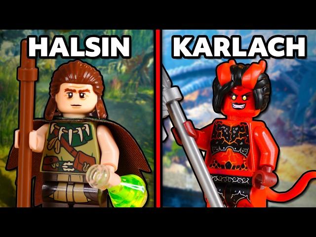 I Made Baldur's Gate 3 Characters In LEGO!