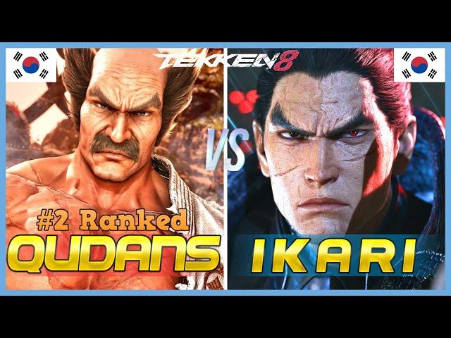 Tekken 8 ▰ QUDANS (#2 Ranked Heihachi) Vs IKARI (Kazuya) ▰ Ranked Matches!