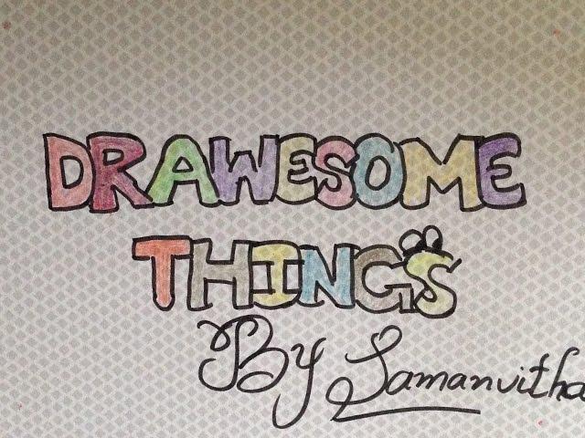 Drawesome Things