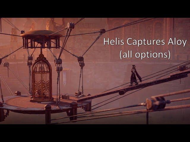 Horizon: Zero Dawn - Helis Captures Aloy (all options)