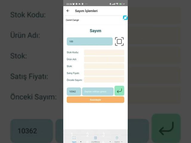 Prometrik Sayım Uygulamasi