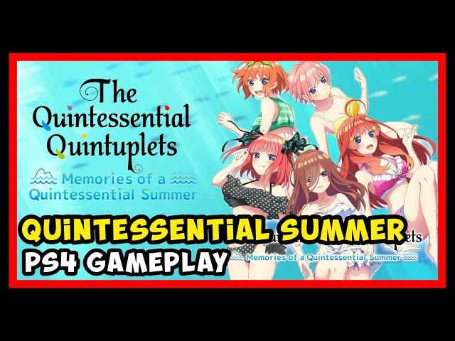 The Quintessential Quintuplets Memories of a Quintessential Summer[五等分の花嫁~夏の思い出も五等分] (PS4) Gameplay