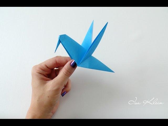 Isa Klein Tutorial 24: Beija-flor - Hummingbird - Origami Tradicional