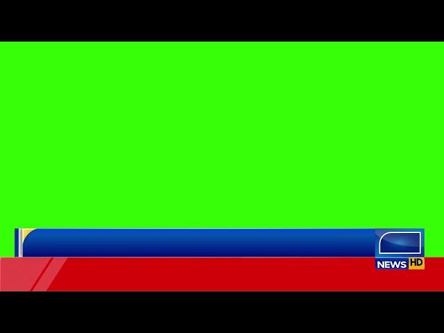 News Frame Green Screen Lower Third (Free)