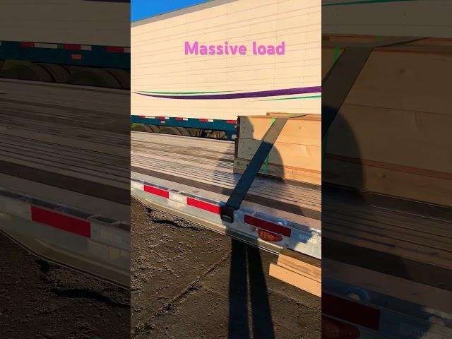 Large load to port #massive #large #lights #port #johndeere #farm #trucking #1200lbs #luvit #fun