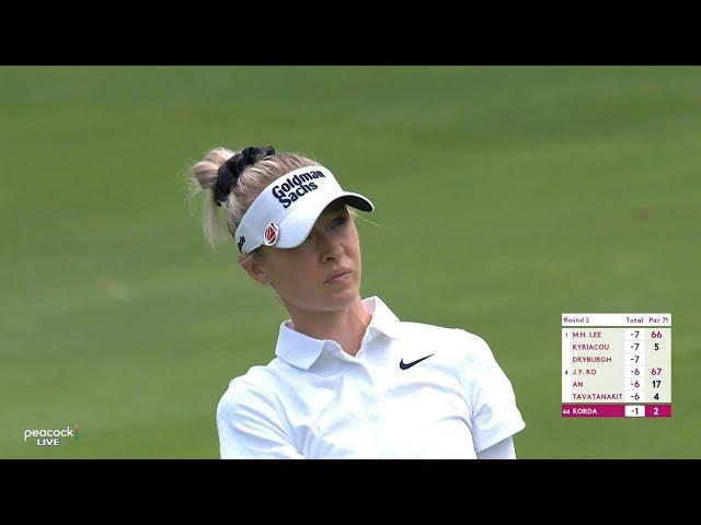 Nelly Korda 2024 Evian Championship Round 2 All Televised Shots #lpga #golf