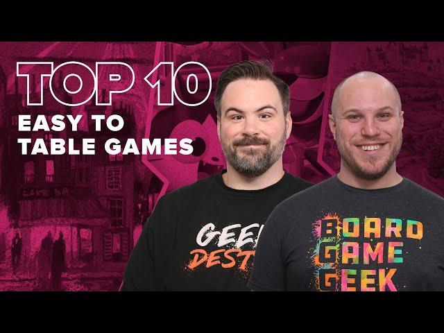 Top 10 Easy to Table Games