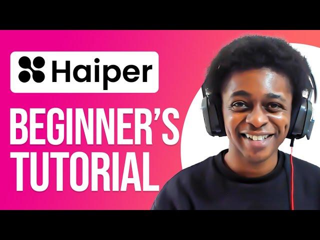 Haiper AI Tutorial For Beginners | How To Use Text To Video Generator