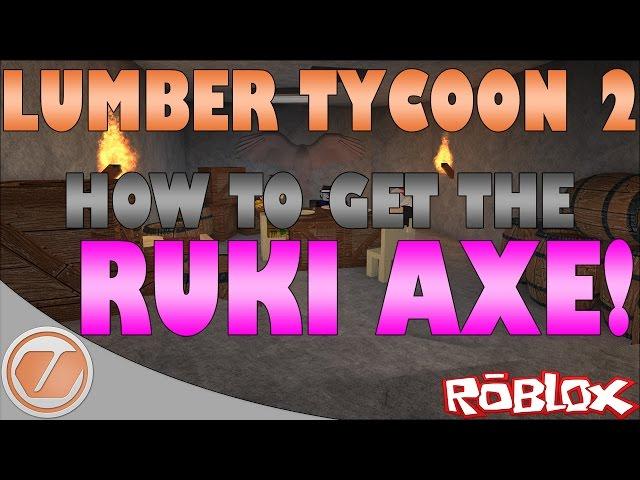 ROBLOX | LUMBER TYCOON 2 TUTORIAL | HOW TO GET RUKI / SHARK AXE!