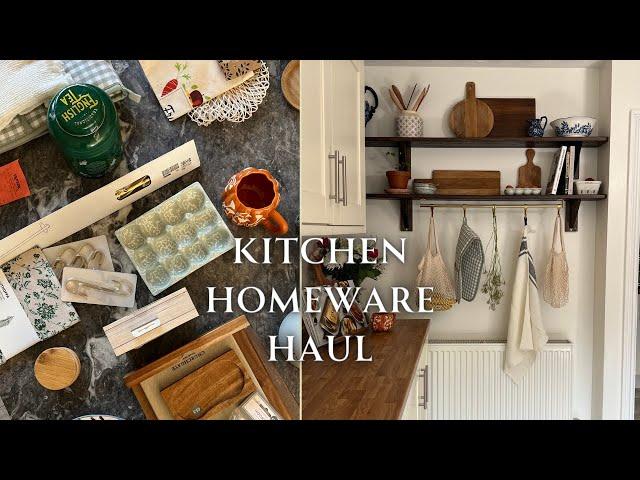 kitchen homeware haul | cottagecore, english country home inspired | dunelm, tkmaxx, matalan, + more