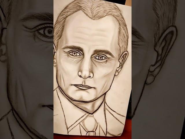 Рисунок Владимир Путин, портрет Владимир Путин, portrait Vladimir Putin, art Vladimir Putin 