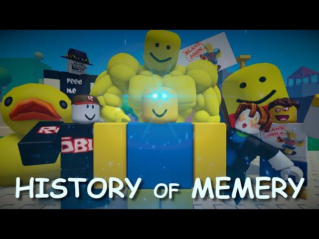 Analyzing the Historic Memes of Roblox Past