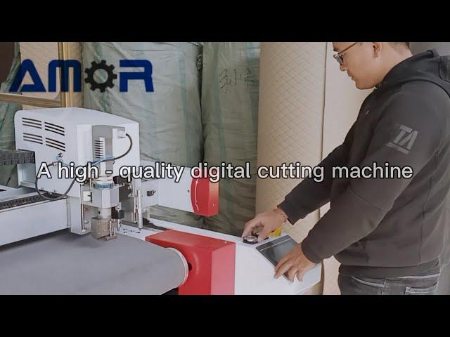 Why choose AMOR CNC Oscillating Knife Cutting Machine Cut | Digital Flatbed Cutting Machine