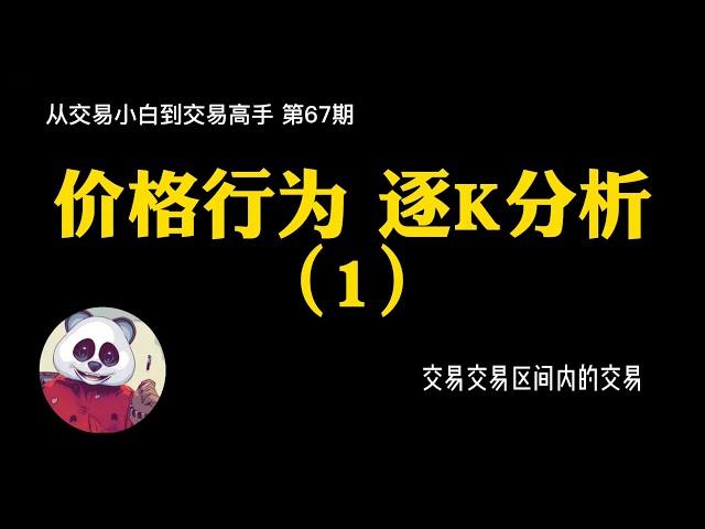 【第67期】价格行为中的逐K分析①，如何交易交易区间，裸K，技术分析系统课