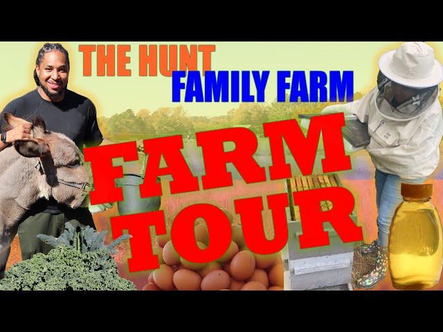 Check out our Small North Carolina HOMESTEAD FARM Tour! Animal & Produce Farm @ The Hunt Family Farm