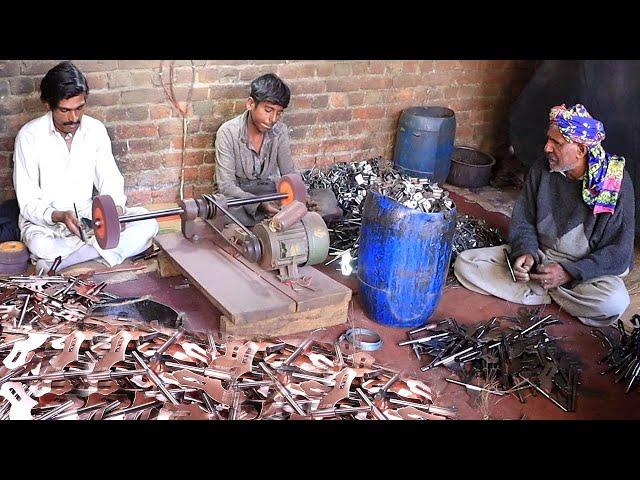 Incredible Process Of Traditional Brass Door Latch Making/Aldrop Door Lock Making/Door Lock Ideas