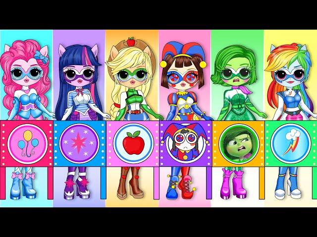 Miraculous Ladybug: Twilight Sparkle, Disgust Inside Out 2 & Friends & Friends Transformation!