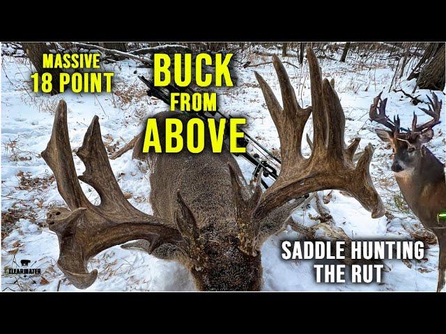 Calling in a Manitoba MONARCH ARCHERY BUCK! Saddle Hunting Whitetail | This One's For Grandpa