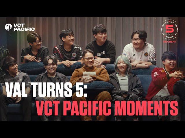 Pacificの選手たちがVALORANTの5周年をお祝い