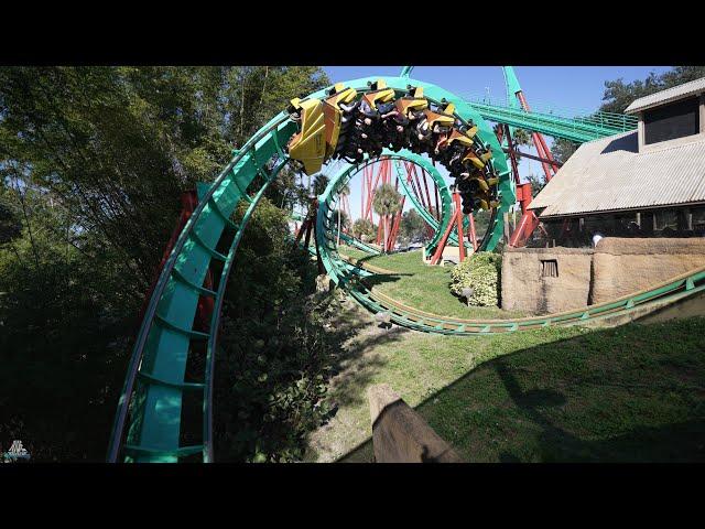 Kumba - POV - Busch Gardens Tampa Bay - Bolliger & Mabillard (B&M) - Sitting Coaster