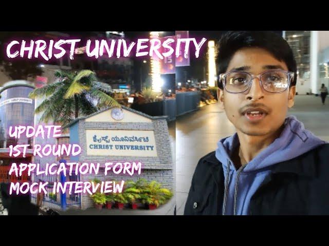 Update : Christ University 2023 Addmission|| Mock Interview||Vaibhaw Siddharth