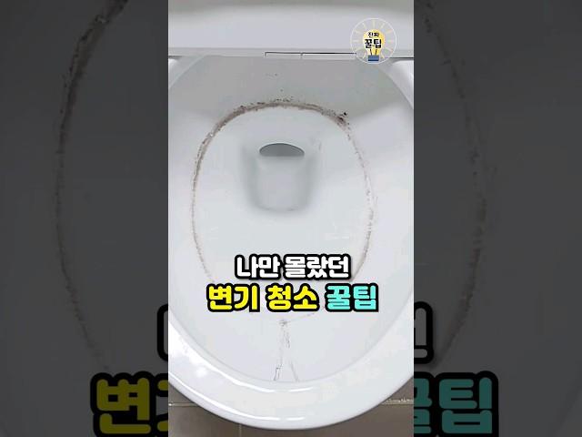 나만 몰랐던 변기 청소 꿀팁  #살림팁 #생활꿀팁 #꿀팁