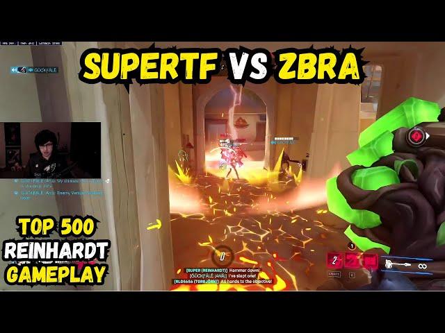 SUPERTF vs ZBRA - PRO TANKS GAMEPLAY - Overwatch 2 Season 13 TOP 500