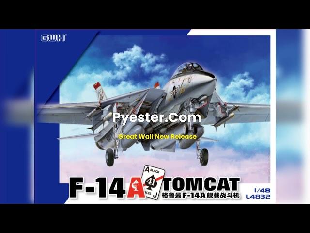 Great Wall Hobby 1:48 SCALE US NAVY F-14A TOMCAT. (NEW RELEASE)