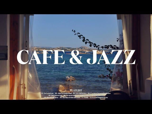 [ 𝐂𝐀𝐅𝐄 & 𝐉𝐀𝐙𝐙 ] Healing with Jazz Music on a Café Terrace with a View of the Refreshing Sea 