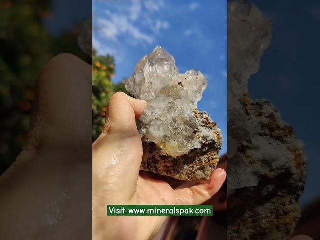 Quality quartz cluster #gemstone #alltypesofjewerysavailabley #25october #ruby #fadenquartz