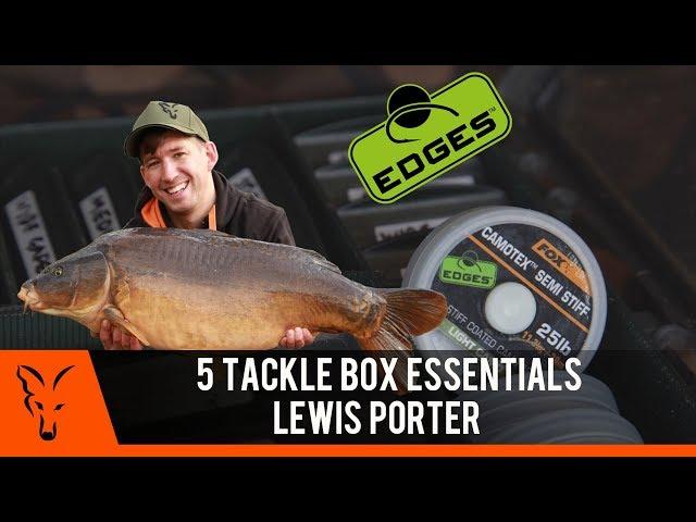 ***CARP FISHING TV***  5 Tackle Box Essentials: Lewis Porter