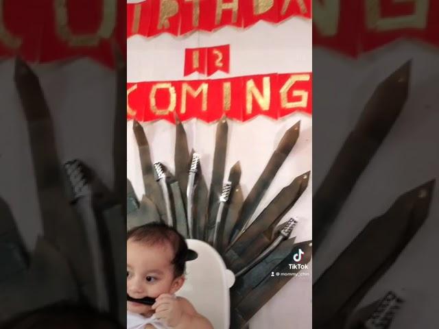 Game of Thrones x Boss Baby | Davos’ 1st Birthday photoshoot