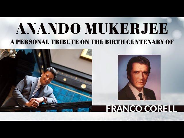 Anando Mukerjee "E Lucevan LE STELLE" A Franco Corelli Opera Tribute