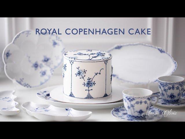 로얄코펜하겐 케이크 [ROYAL COPENHAGEN CAKE] 245년 전통 덴마크 왕실 도자기의 디자인을 케이크에 담다.