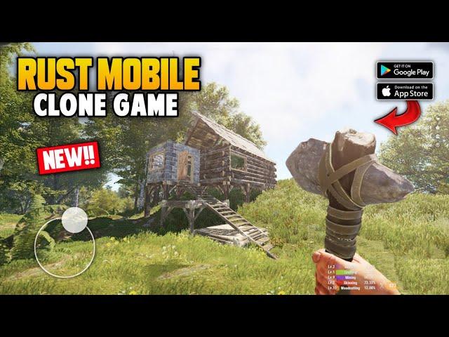 NEW RUST MOBILE CLONE GAME FOR ANDROID! - Online Multiplayer Reborn In Adversity Mobile