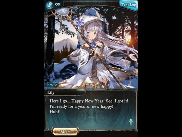 Granblue Fantasy New Year Greetings   Lily