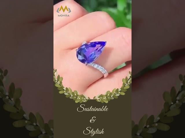 Simple, but far from ordinary.  #mohraindia #tanzanitejewelry #ring #tanzanite #jewelry