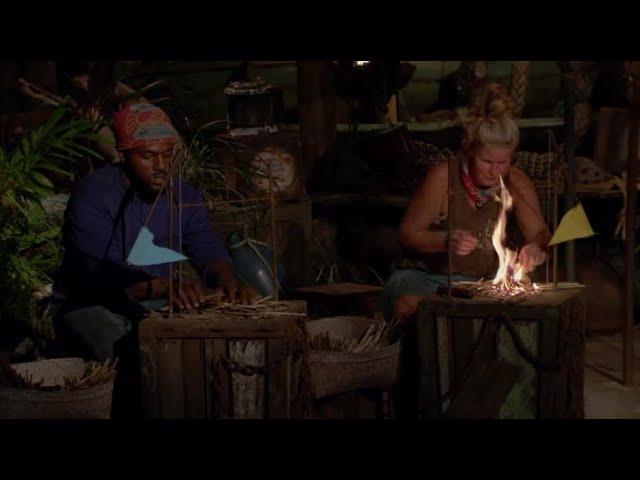 Survivor: 41 - Heather's Fire Challenge Elimination Part 1