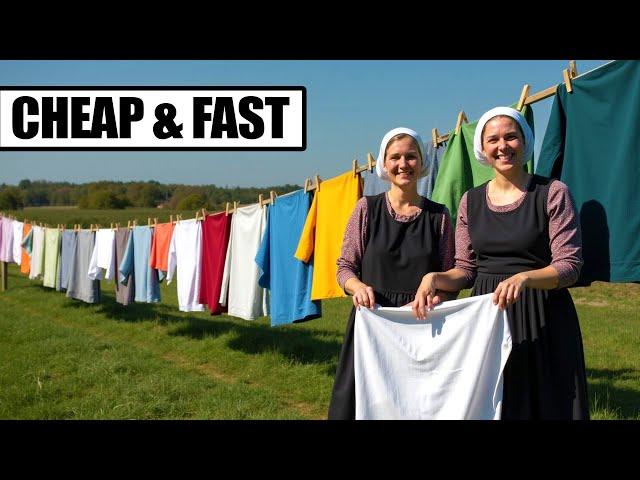 How Amish Do Laundry Without Electricity | The Old Fashion Way