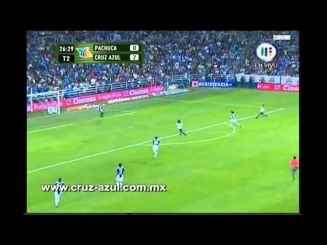 Partido Azul. Pachuca 0 Cruz Azul 4.  CL2011