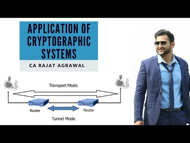 DISA | APPLICATION OF CRYPTOGRAPHIC SYSTEM | CA RAJAT AGRAWAL